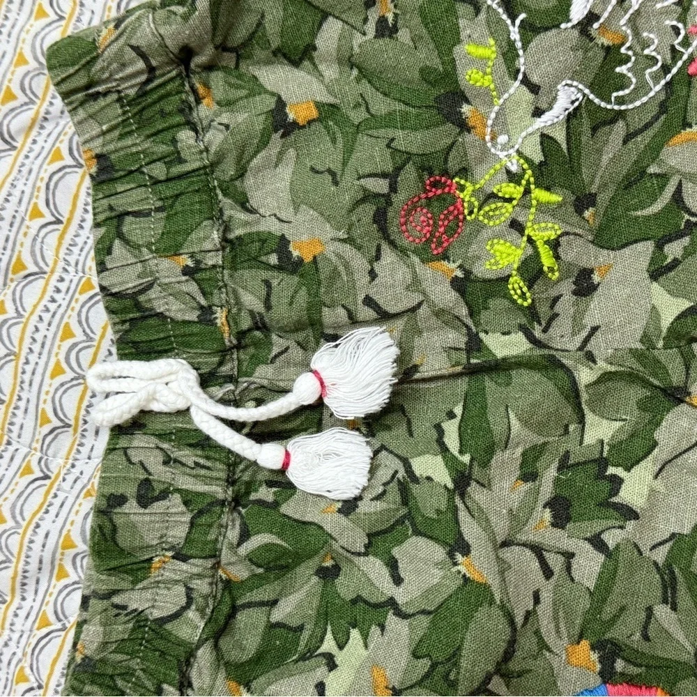Peek Camouflage Shorts with Embroidery